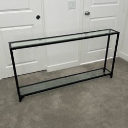 Console glass table furniture