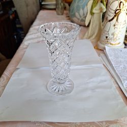 6" Crystal Vase