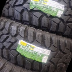 35/12/50/17 MT NEW FOUR  TIRES TBB $850 