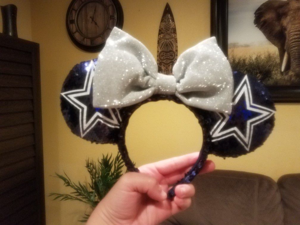 Custom Dallas Cowboys Mickey Ears