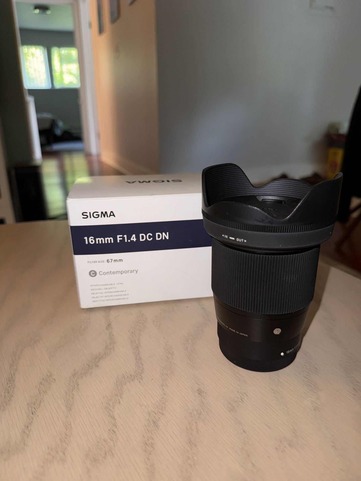 Sigma 16mm F1.4 DC DN For Cannon M50