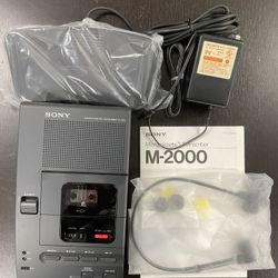 Sony M-2000 Microcassette Transcriber