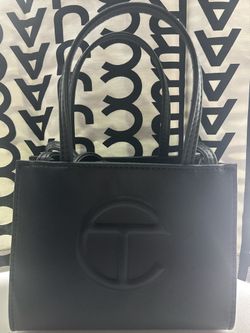 black telar mini telfar purse 
