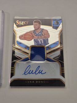 Luka doncic rookie auto serial numbered sp