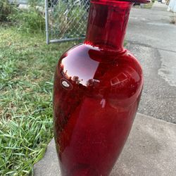 Blenko Red Glass 