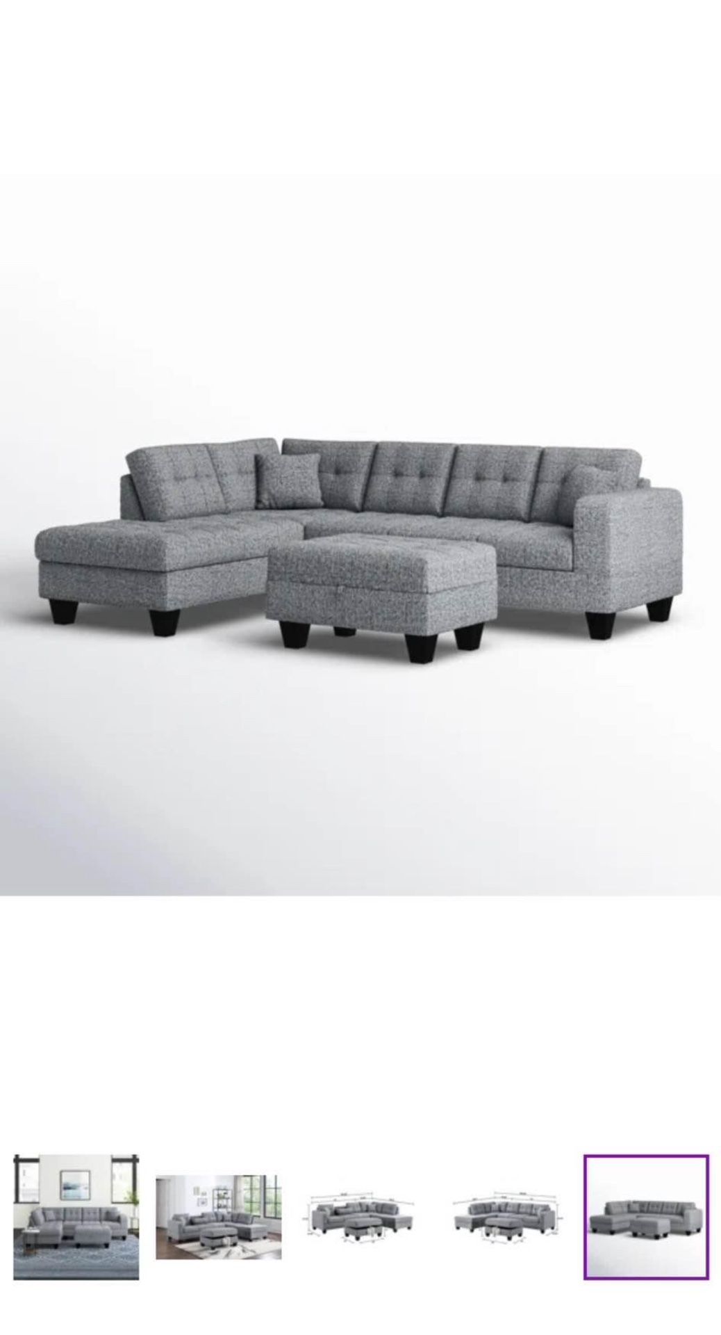 Reversible sectional Couch