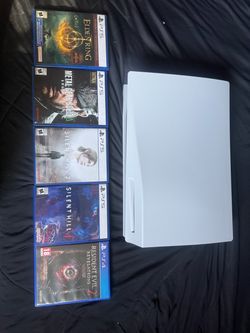 PlayStation 5 disc edition excellent condition with games $675 OBO
