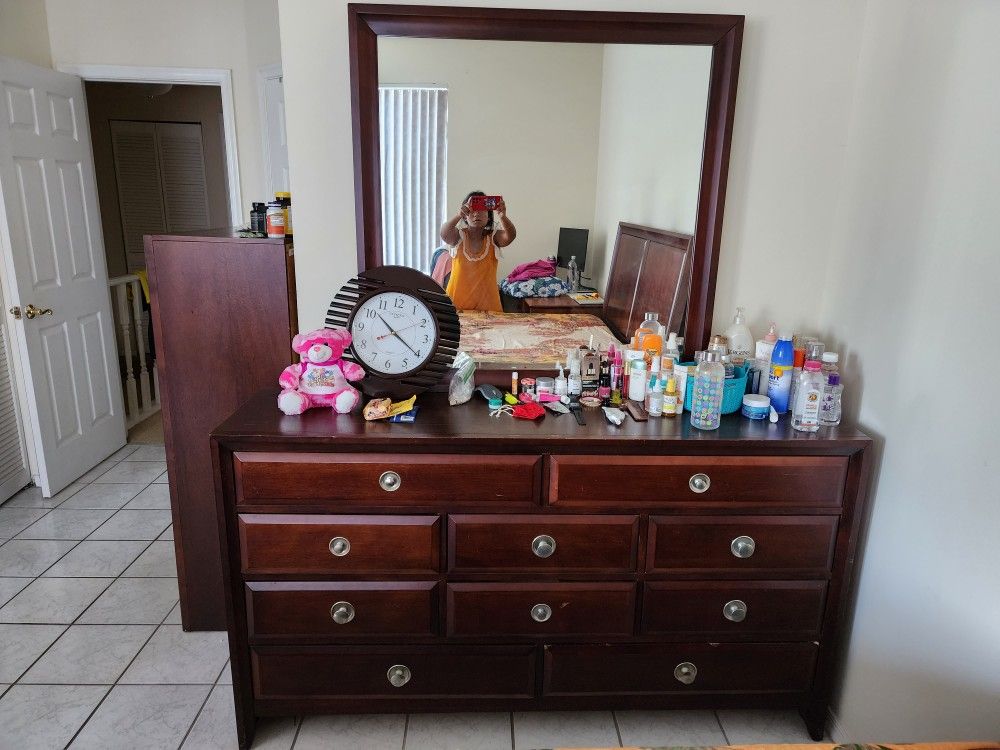 Dresser With Mirror $155