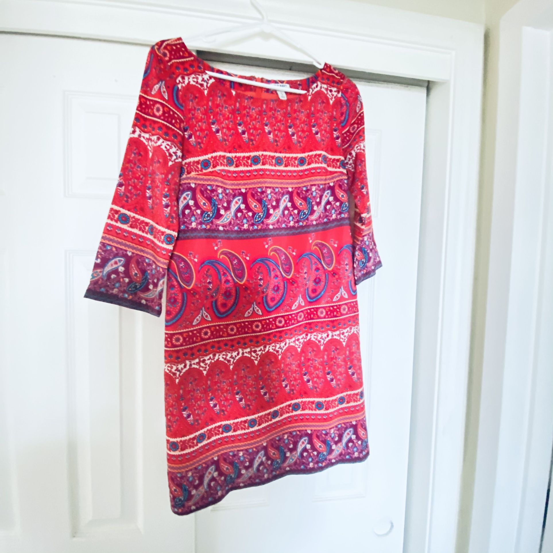 Silk Paisley Dress