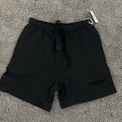 Essentials black shorts