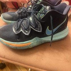Nike Kyrie 5 UFO Blue Green Men's Basketball Shoes Sneakers 