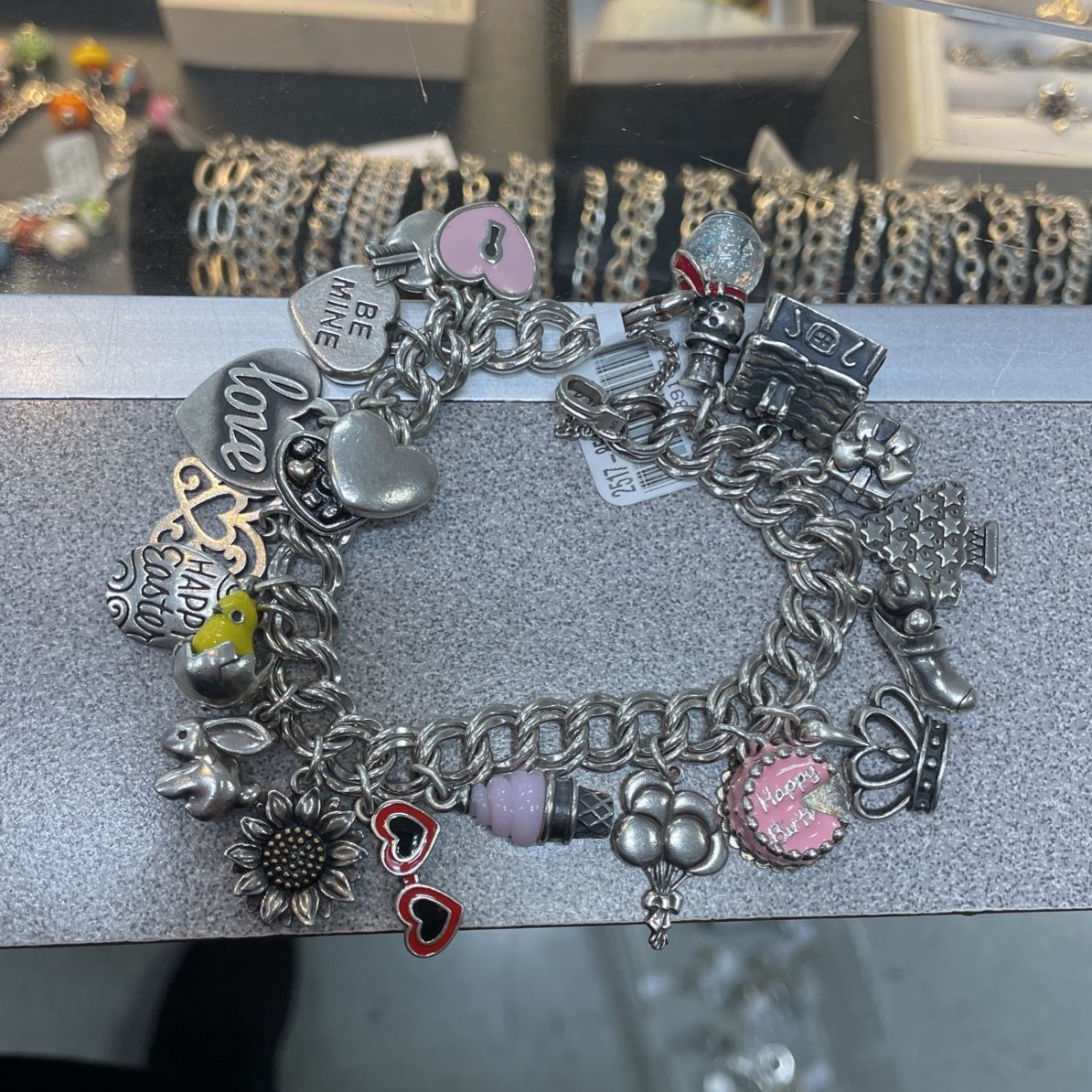 James Avery Heavy Double Curb Charm Bracelet for Sale in San