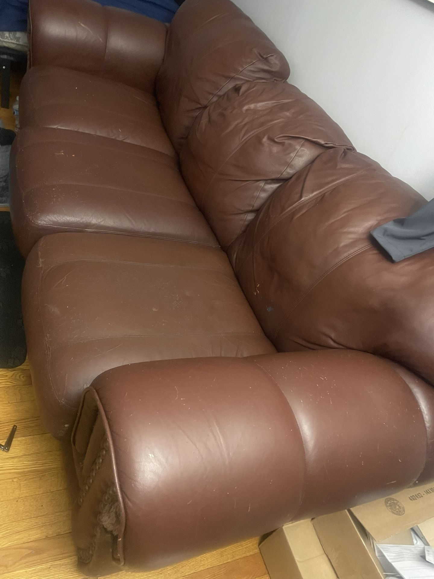 Old Leather Couch
