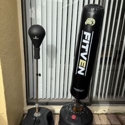 Heavy punching bag/ speed adjustable freestand reflex bag 