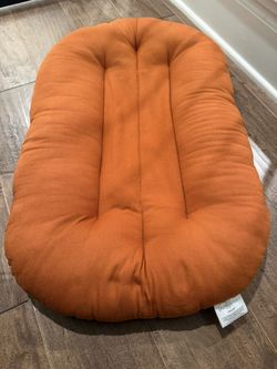 Snuggle Me Organic Pillow In Rust Color With Bag