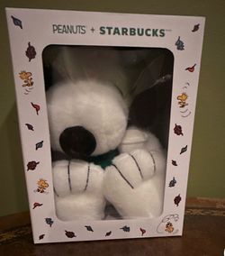 Snoopy Starbucks Plush – Peanuts x Starbucks ☕🐶