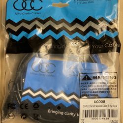 Ultra Clarity Cables Cat 6 Ethernet Cables 6ft (2pk)