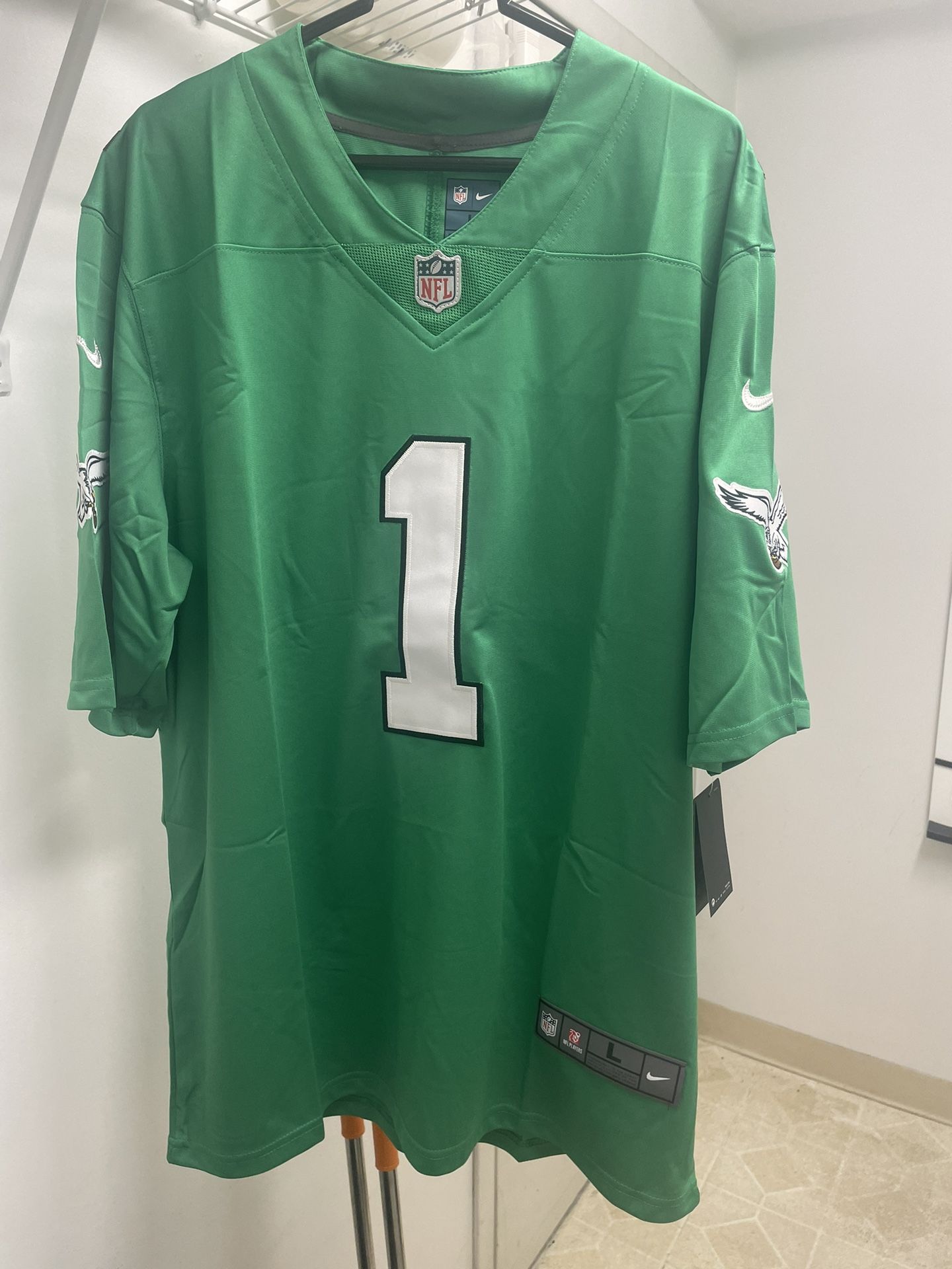 Philadelphia Eagles Jalen Hurts stitched jersey size small up to 3xl