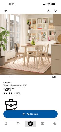 IKEA LISABO Dining Table - Like New