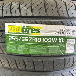 255 55 18 Tires Brand New 