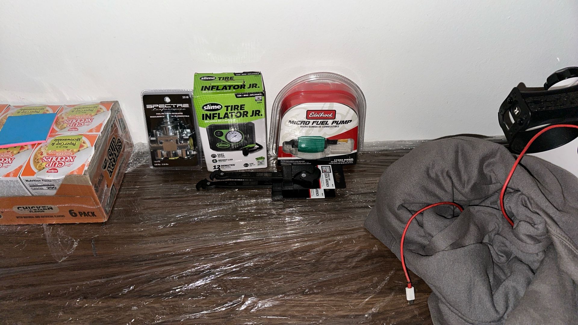 Fuel Pump, Wrench ,tire Inflator Etc