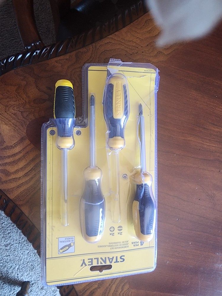 Stanley 4piece Screwdriver Set