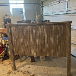 Queen-sized Solid Wood Headboard 