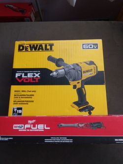 Dewalt Mixer & Milwaukee extended reach ratchet