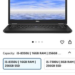 Dell Latitude E5490 14-inch FHD Touchscreen, Intel Core i5-8350U, 1.7 GHz 16GB Ram, 256GB Solid State SSD, Webcam, WiFi, Win 10 Pro (Renewed)