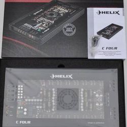 2 HELIX C FOUR 4 channel car audio amplifiers - $1,000