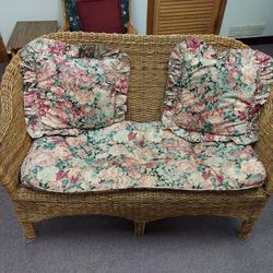 Wicker Love Seat