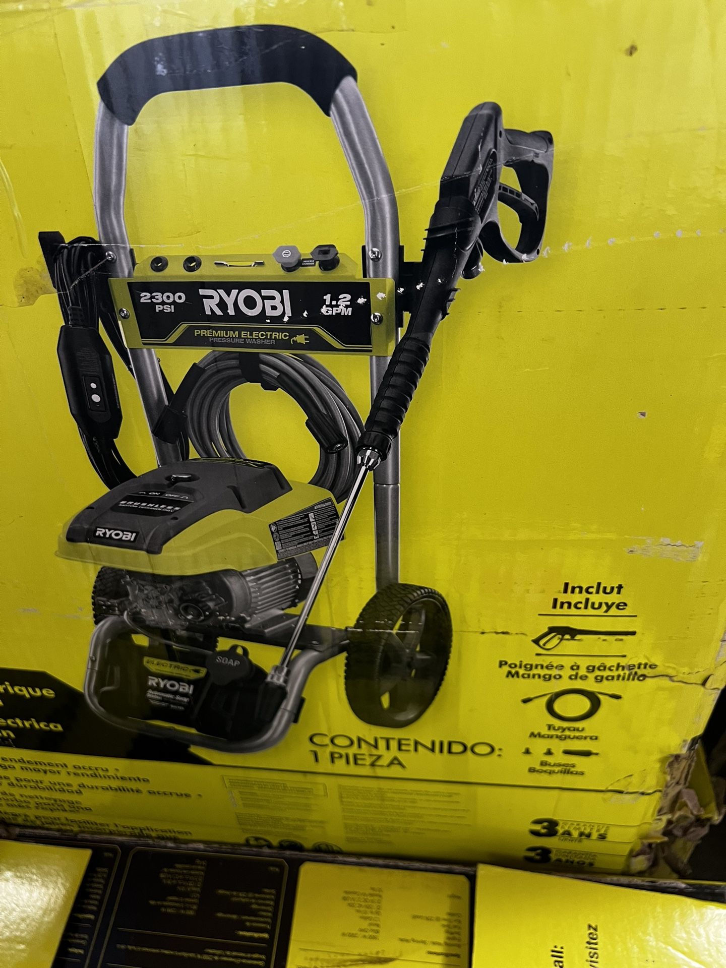2300 psi brushless pressure washer