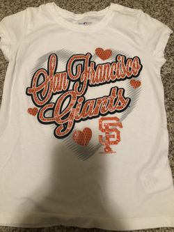 Girls San Francisco Giants shirt 7/8
