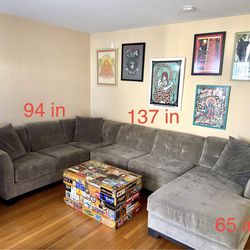 Gray Sectional Couch