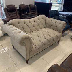 St. Claire Beige Loveseat