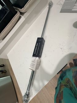 Decorative Adjustable Tension Shower Rod 42–72"