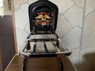 Harley Davidson back rest Complete 