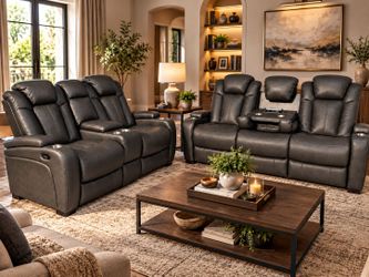 Reclining sofa set