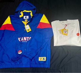 Pokemon jacket and shirt (xxl) (kanto) (charizard)