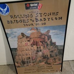 Rolling Stones Concert Poster