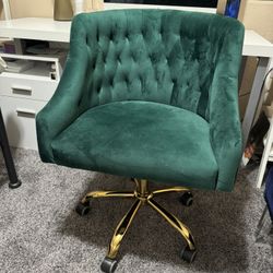 Velvet Green Chair