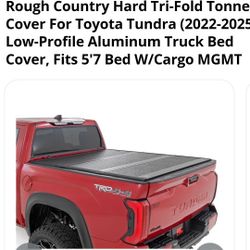 Hard bedcover for toyota tundra