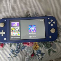 Blue Nintendo Switch