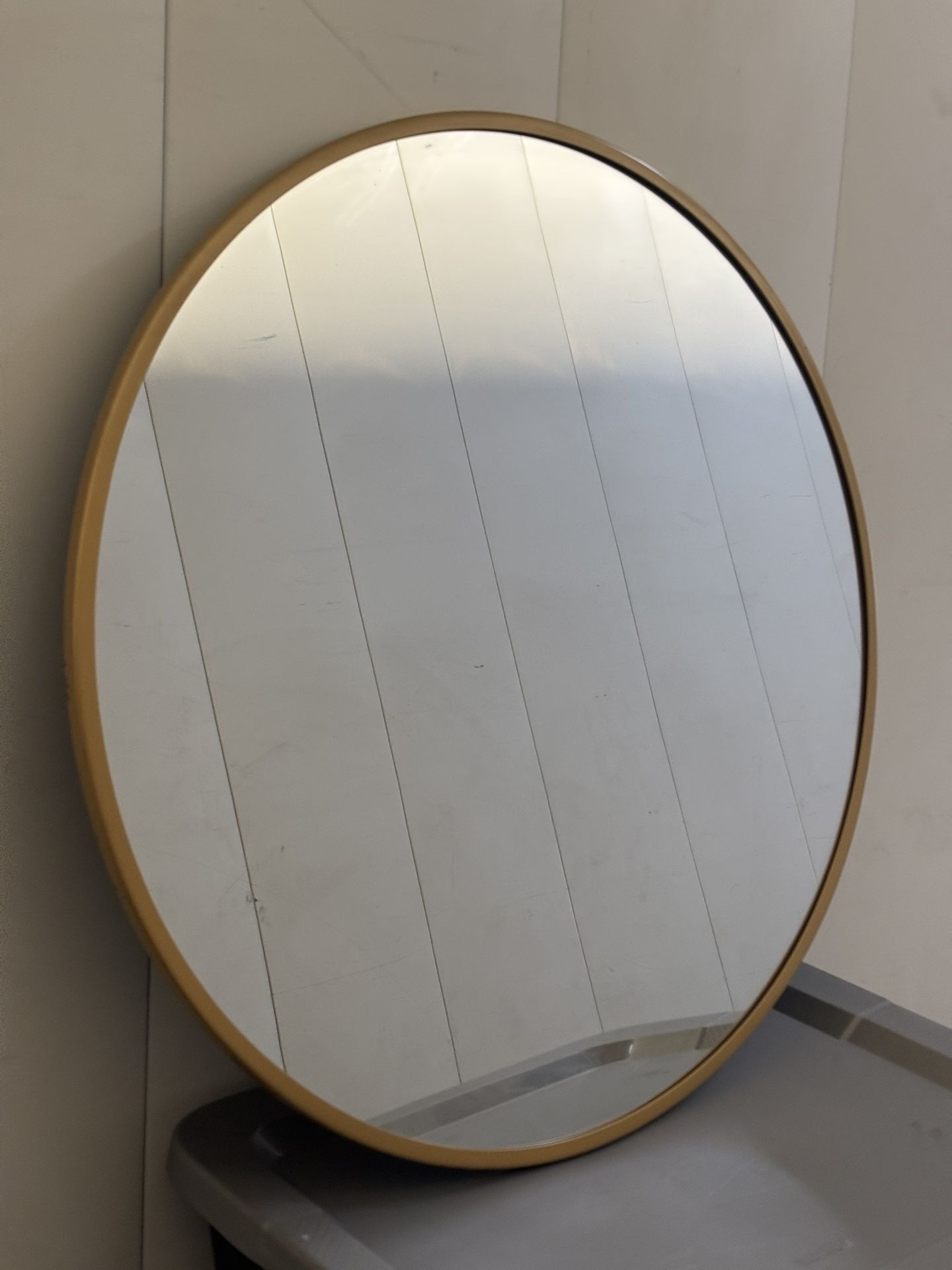 Project 62 Wall Mirror Gold Accents Wall Decor 28” Diameter