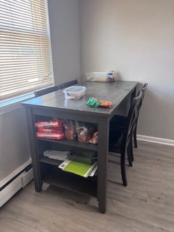 Dining table and chairs