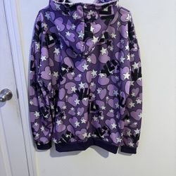 purple YL hoodie 