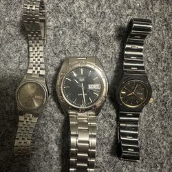3 Pack Vintage Seiko watch’s