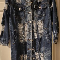 Distressed Jean Jacket