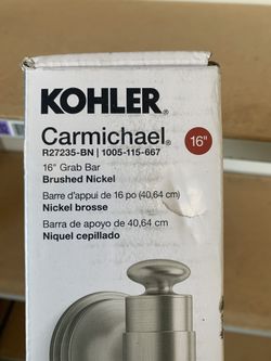 Kohler 16” Brushed Nickel Grab Bar