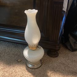 Antique white lamp